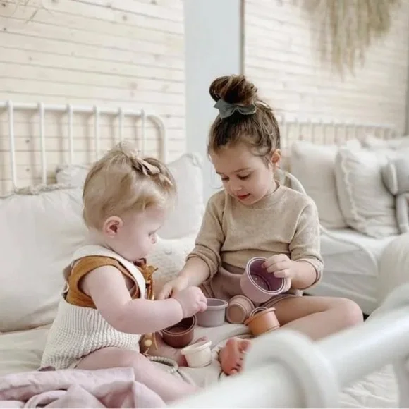 Mushie Stacking Cups - Picture 2 of 4